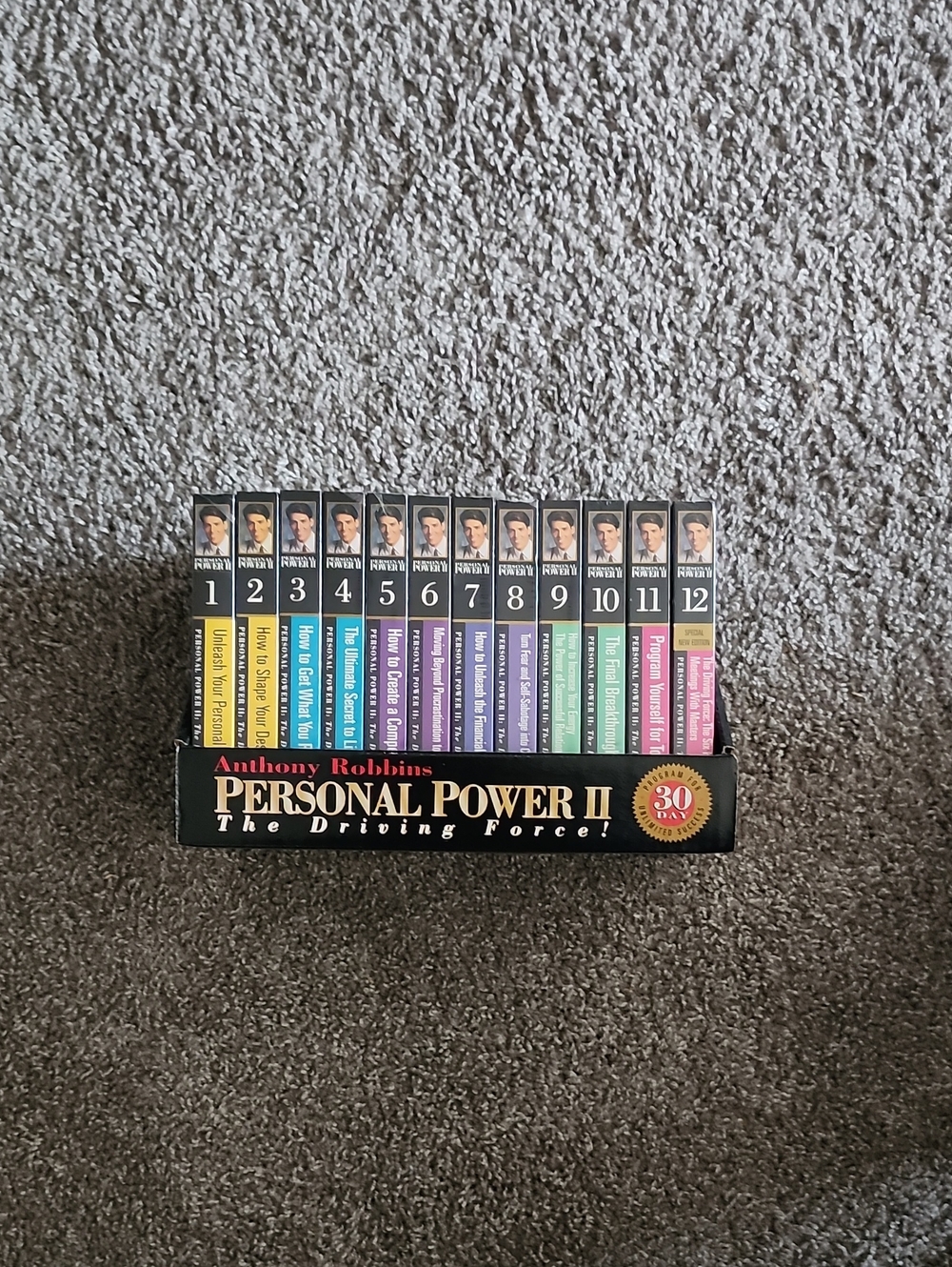 Personal Power II 12-Cassette Set - Black & Multicolor